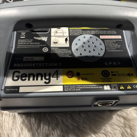 Radiodetection SPX CAT 4+ Locator w/ Genny4 Transmitter w/ Clamp - Picture 3 of 11